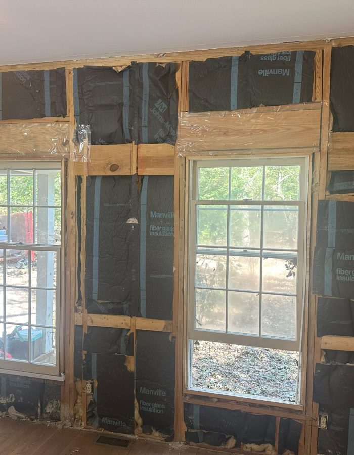 Dining room wall repairs